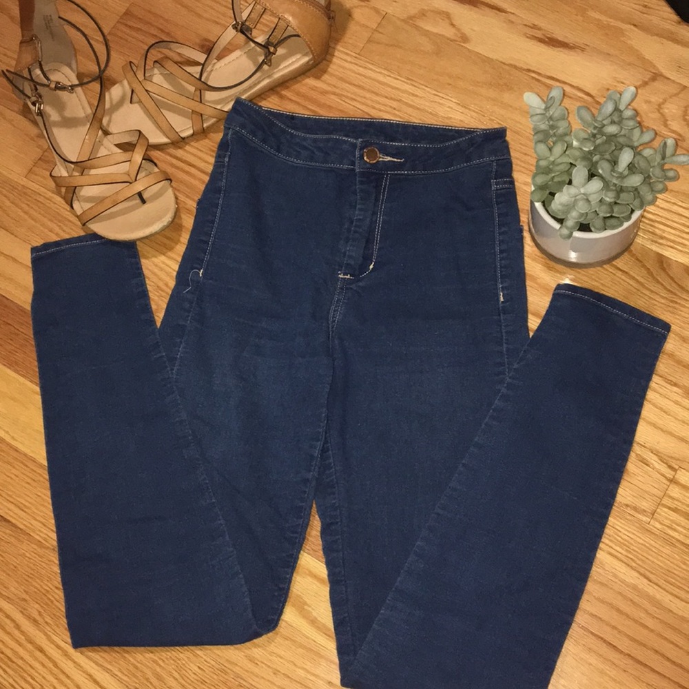 High Waisted Skinny Jeans